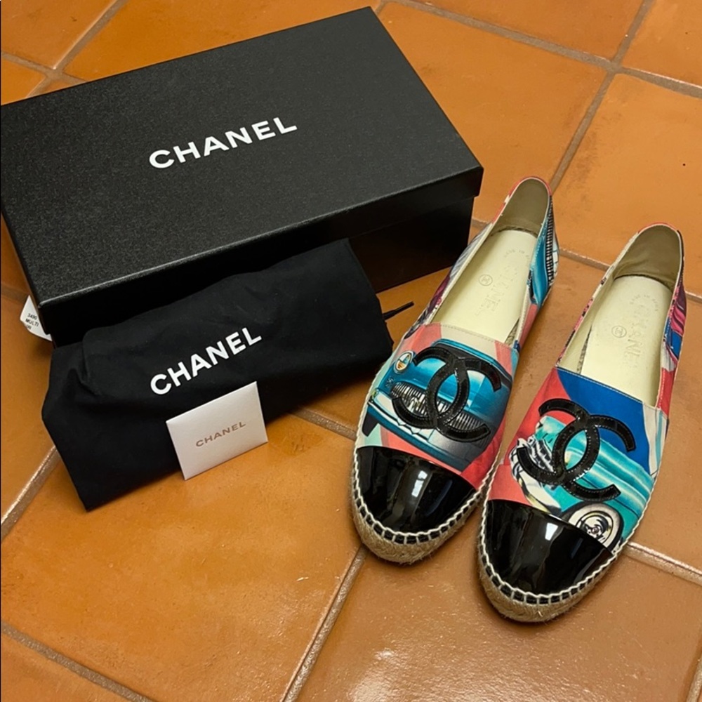 🌟SOLD🌟 Chanel Espadrilles - Picture 1 of 9